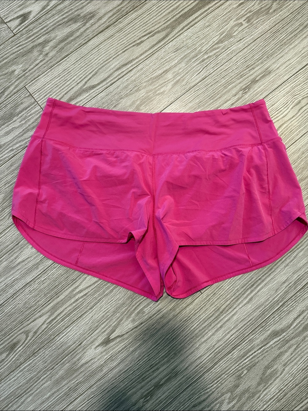 lululemon athletica Bright Pink Athletic Running Shorts